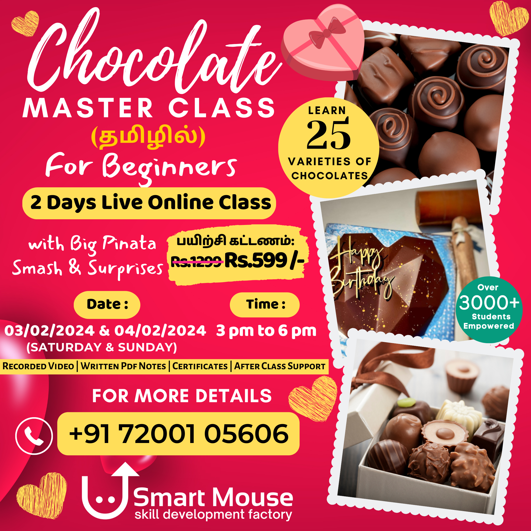 Chocolate Master Online Class