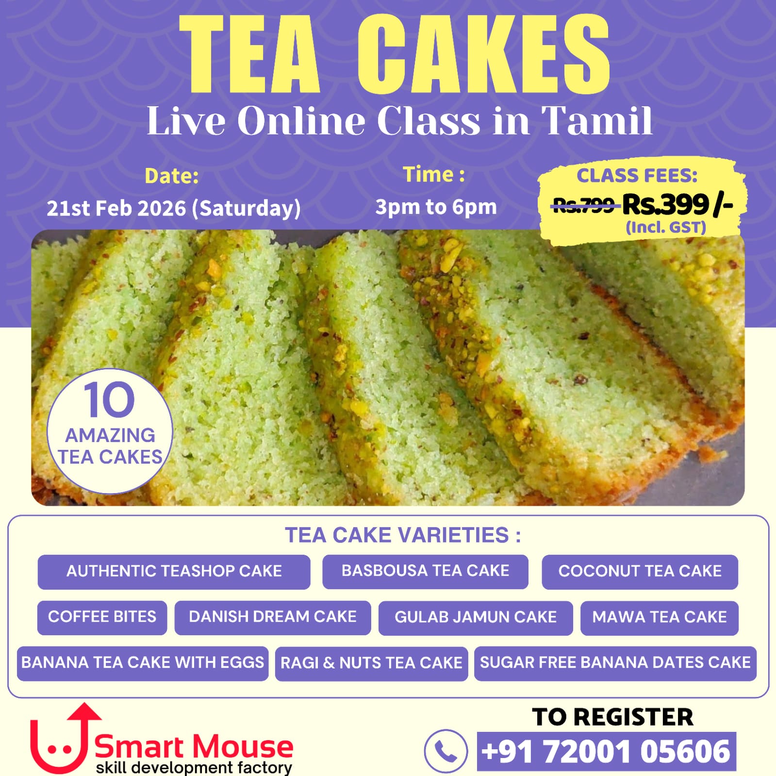 Tea Cakes Online Class